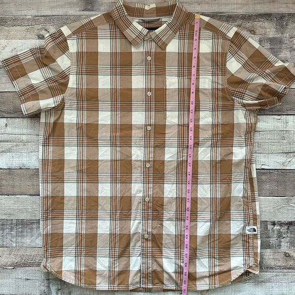 The North Face Men’s Hammetts Shirt Vintage White Mylo Plaid | XL - Picture 6 of 9